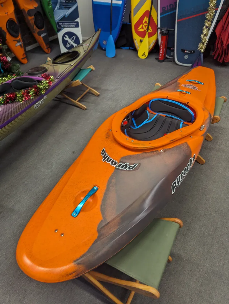 2023 Pyranha Firecracker 232 Factory Second Down River Kayak Fire Ant-1